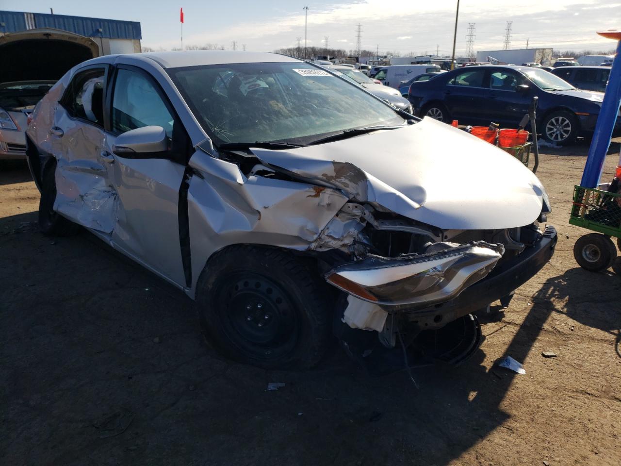 TOYOTA COROLLA L 2015 with VIN 2T1BURHE2FC248461 - Photo from auction