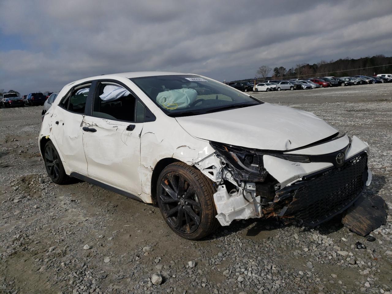 TOYOTA COROLLA SE 2022 with VIN JTND4MBE0N3158202 - Photo from auction