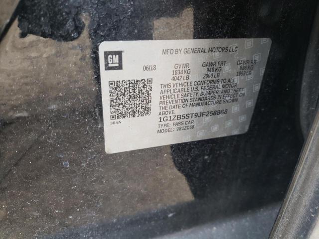 Photo 10 from auction – 2018 CHEVROLET MALIBU LS with VIN 1G1ZB5ST9JF258868