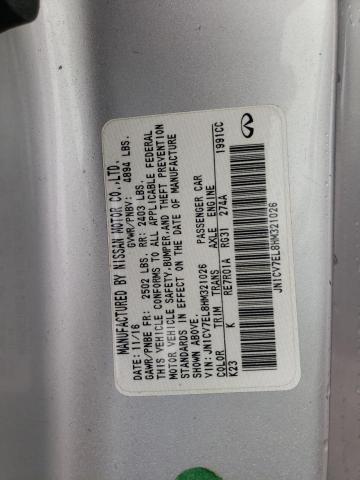 Photo 10 from auction – 2017 INFINITI Q60 BASE with VIN JN1CV7EL8HM321026