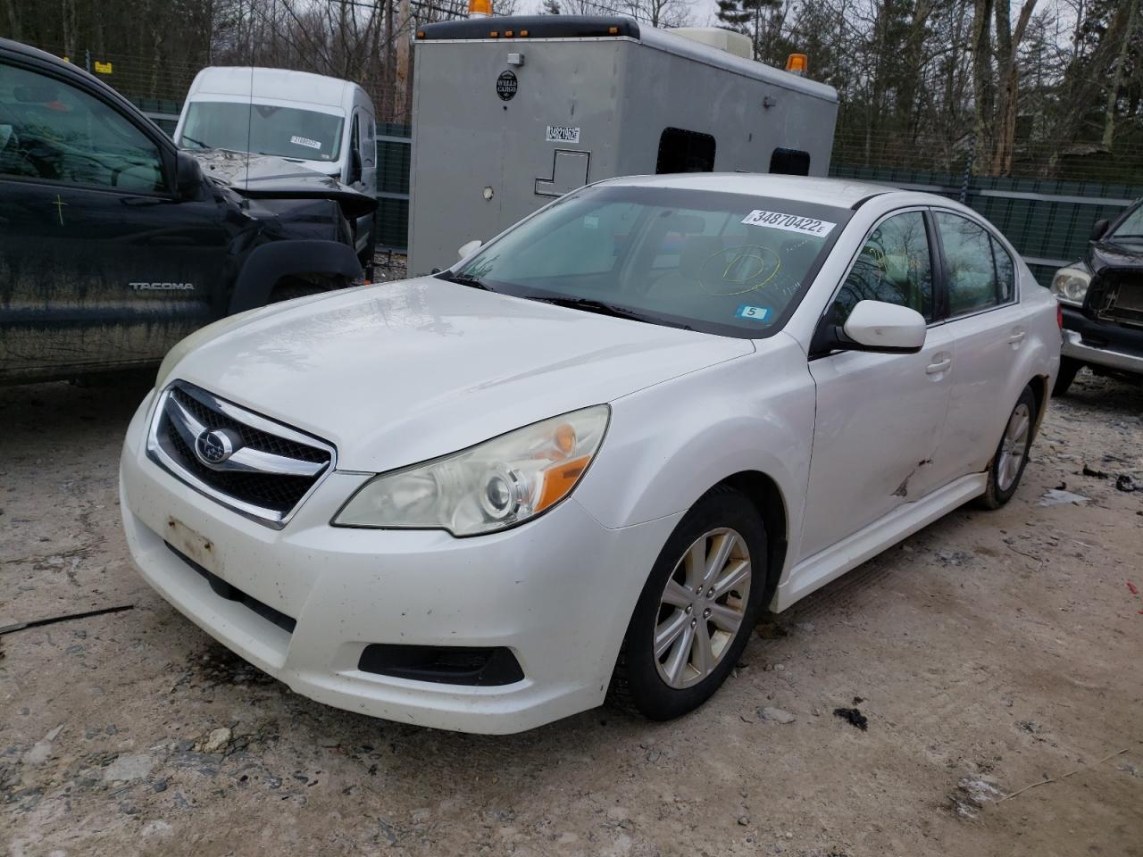 Photo 2 from auction – 2011 SUBARU LEGACY 2.5 with VIN 4S3BMBC66B3230765