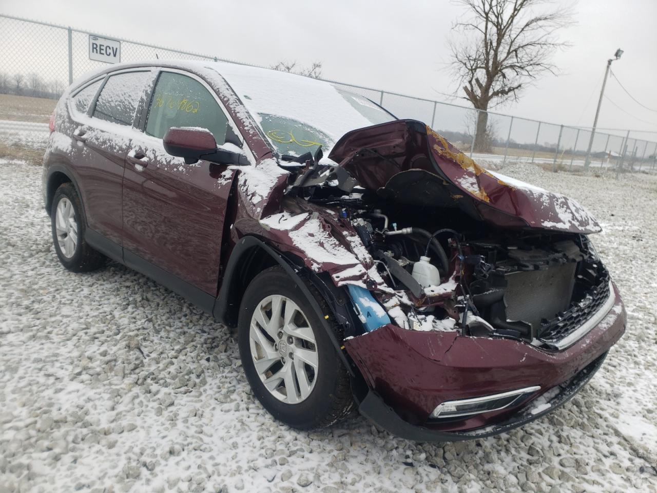 Photo 1 from auction – 2016 HONDA CR-V EX with VIN 2HKRM3H51GH566484