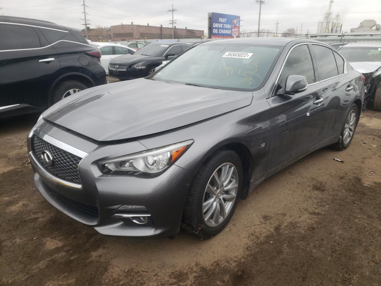 Photo 2 from auction – 2015 INFINITI Q50 BASE with VIN JN1BV7AR1FM402601