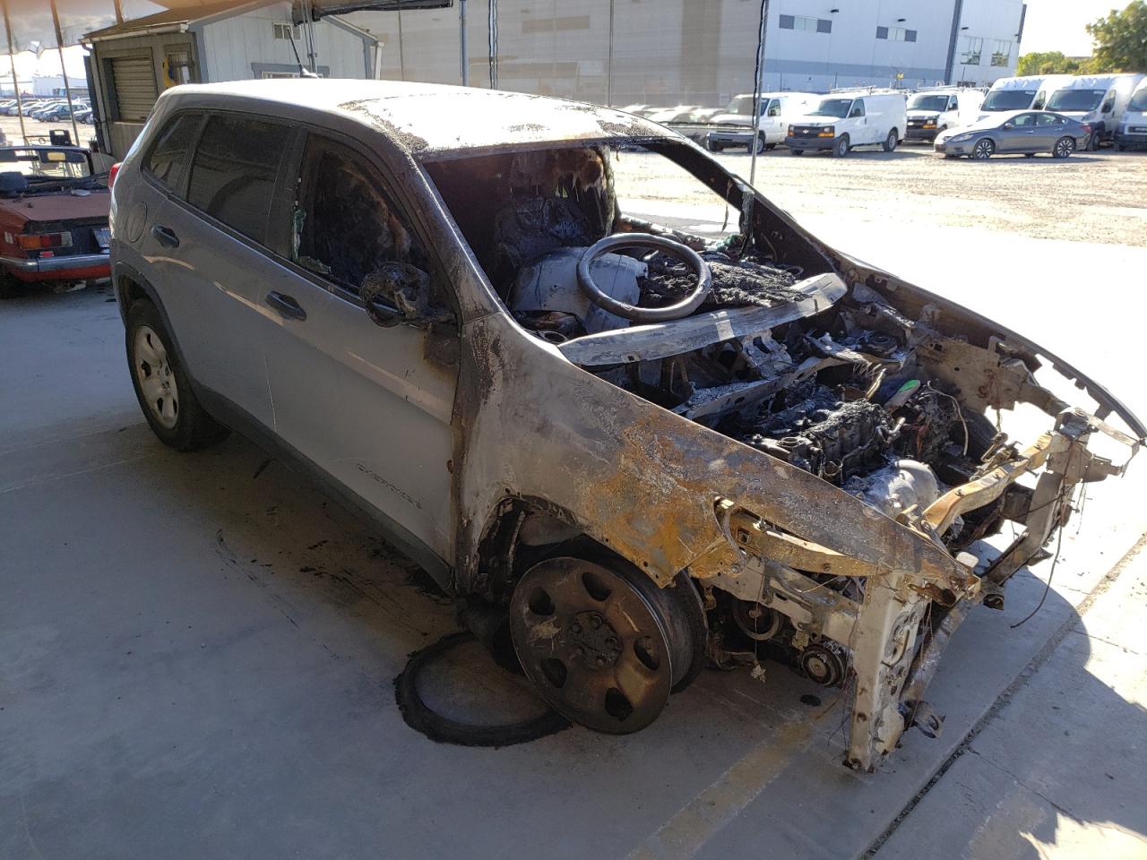JEEP CHEROKEE S 2014 with VIN 1C4PJLABXEW301537 - Photo from auction