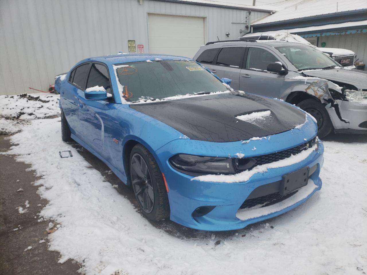 DODGE CHARGER SC 2019 with VIN 2C3CDXGJ3KH569422 - Photo from auction