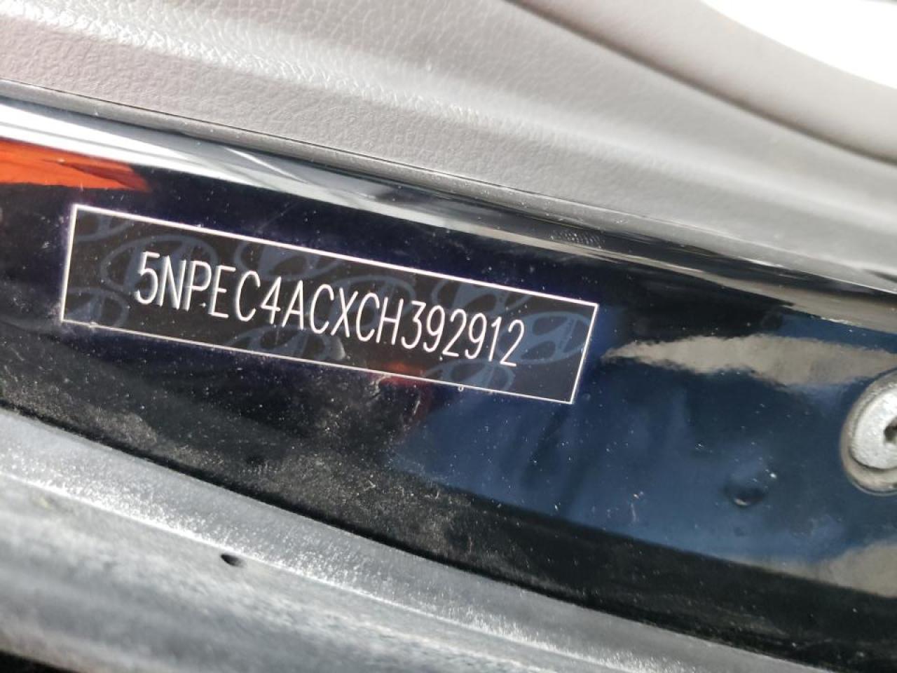 Photo 10 from auction – 2012 HYUNDAI SONATA SE with VIN 5NPEC4ACXCH392912