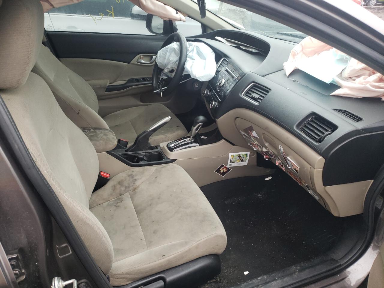 Photo 5 from auction – 2013 HONDA CIVIC LX with VIN 19XFB2F54DE202159