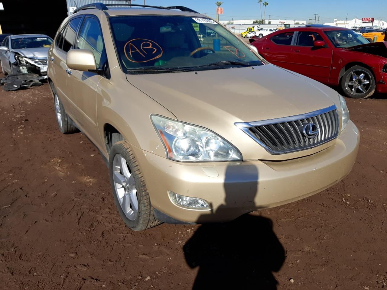 LEXUS RX 350 2009 with VIN 2T2GK31U09C067062 - Photo from auction
