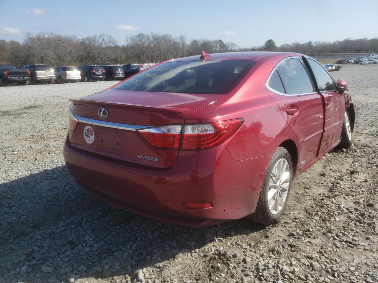 Photo 4 from auction – 2013 LEXUS ES 300H with VIN JTHBW1GG7D2005592