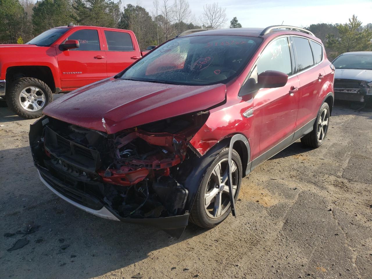 Photo 2 from auction – 2017 FORD ESCAPE SE with VIN 1FMCU0GD5HUD81919
