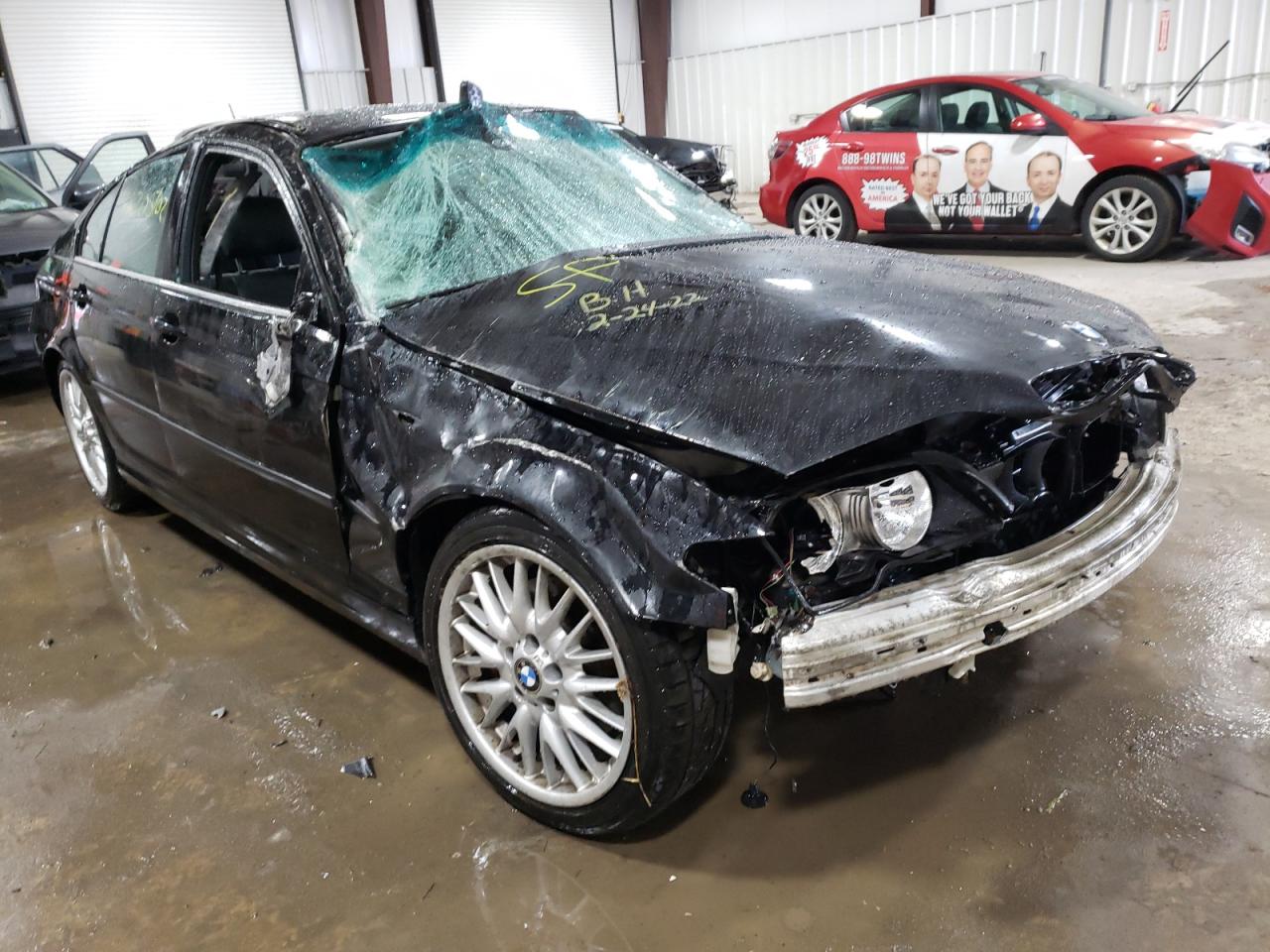 BMW 330 I 2003 with VIN WBAEV53423KM25499 - Photo from auction