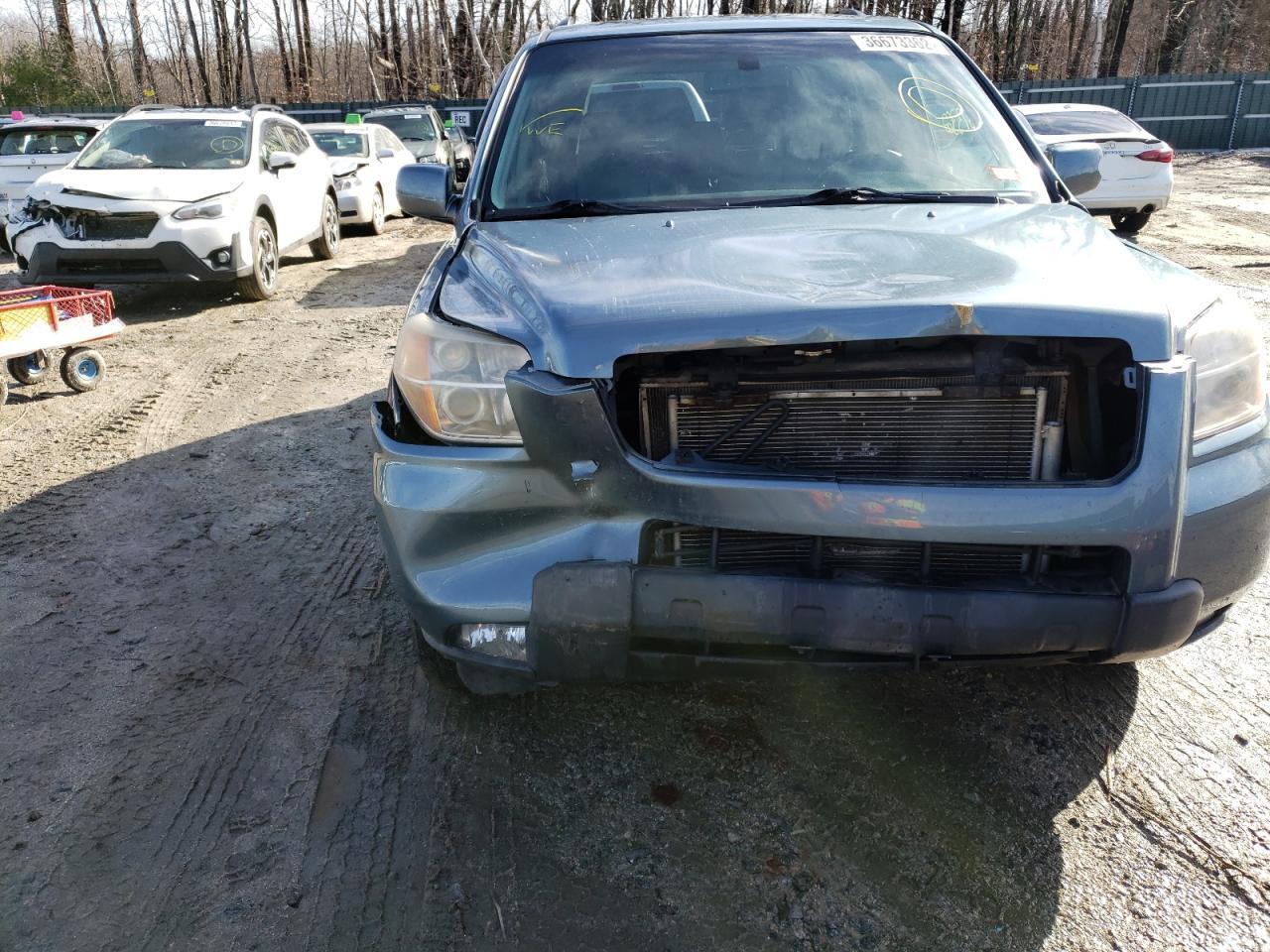 Photo 9 from auction – 2008 HONDA PILOT EXL with VIN 5FNYF18518B030452