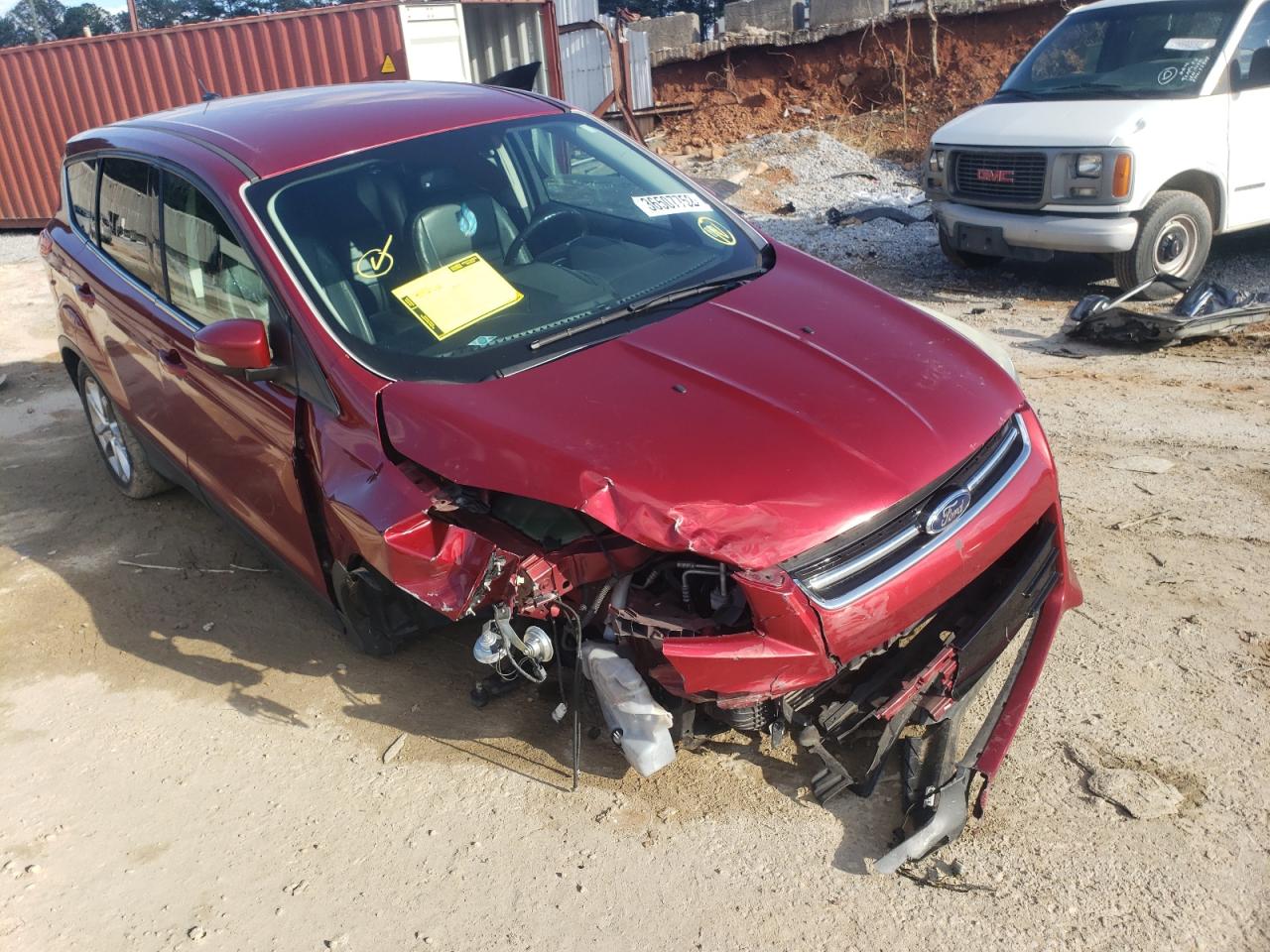 FORD ESCAPE SEL 2013 with VIN 1FMCU0H90DUC47324 - Photo from auction