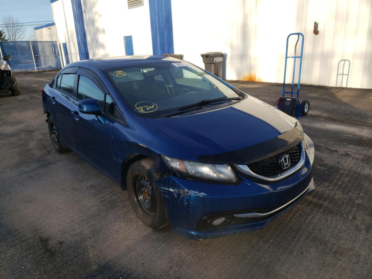 Photo 1 from auction – 2013 HONDA CIVIC LX with VIN 2HGFB2F51DH017010