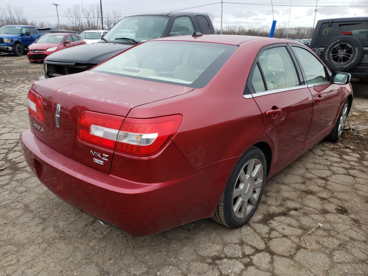 Photo 4 from auction – 2007 LINCOLN MKZ with VIN 3LNHM28TX7R627568