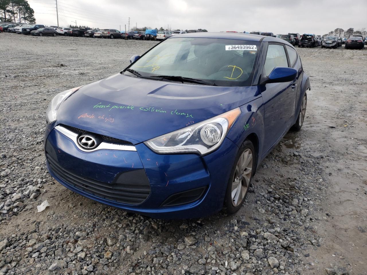 Photo 2 from auction – 2016 HYUNDAI VELOSTER with VIN KMHTC6AD0GU292014