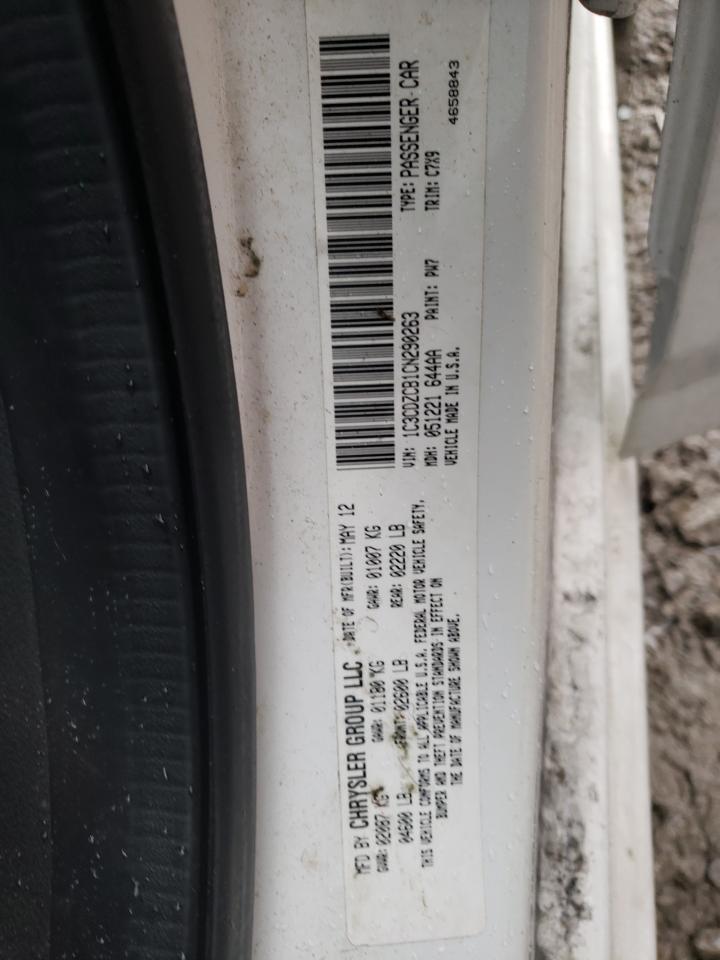 Photo 10 from auction – 2012 DODGE AVENGER SX with VIN 1C3CDZCB1CN290263