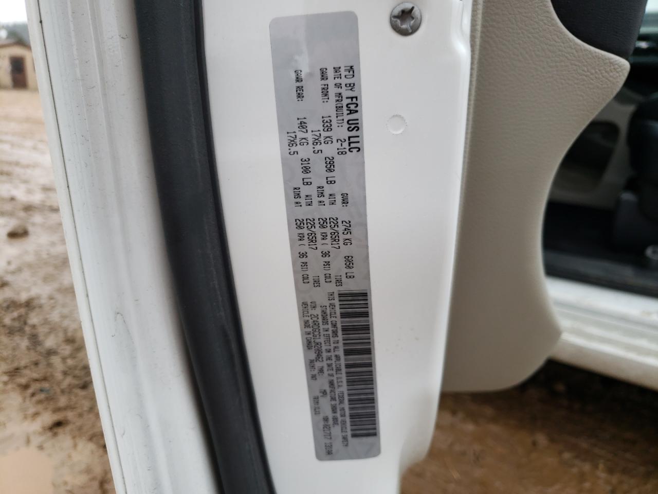 Photo 10 from auction – 2018 DODGE GRAND CARA with VIN 2C4RDGCG1JR209462