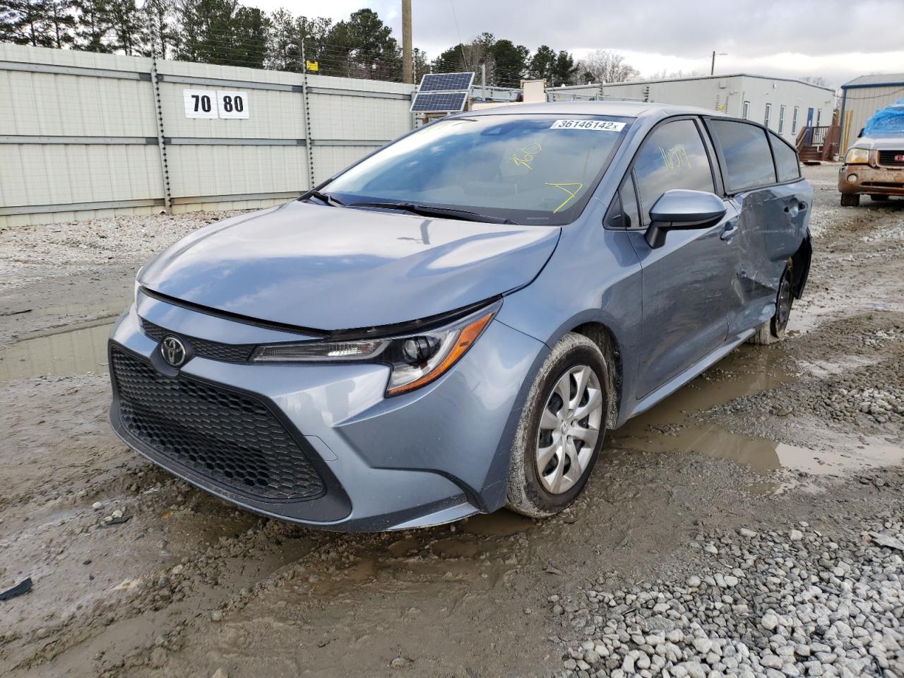 Photo 2 from auction – 2021 TOYOTA COROLLA LE with VIN JTDEPMAE1MJ142103