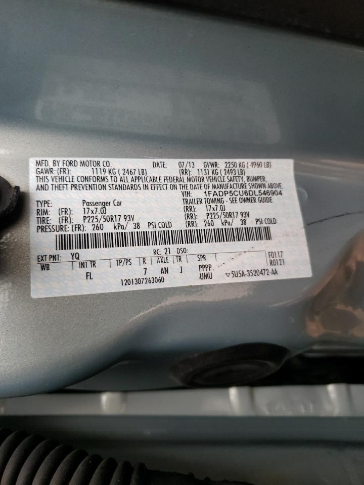 Photo 10 from auction – 2013 FORD C-MAX PREM with VIN 1FADP5CU6DL546904