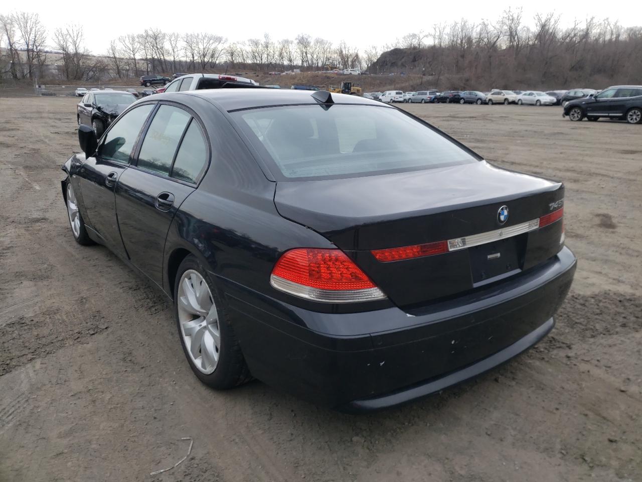 Photo 3 from auction – 2005 BMW 745 I with VIN WBAGL63535DP74417