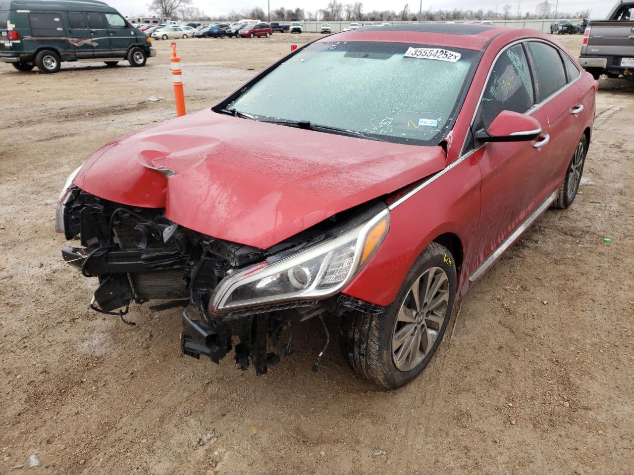 Photo 2 from auction – 2017 HYUNDAI SONATA SPO with VIN 5NPE34AF2HH447290