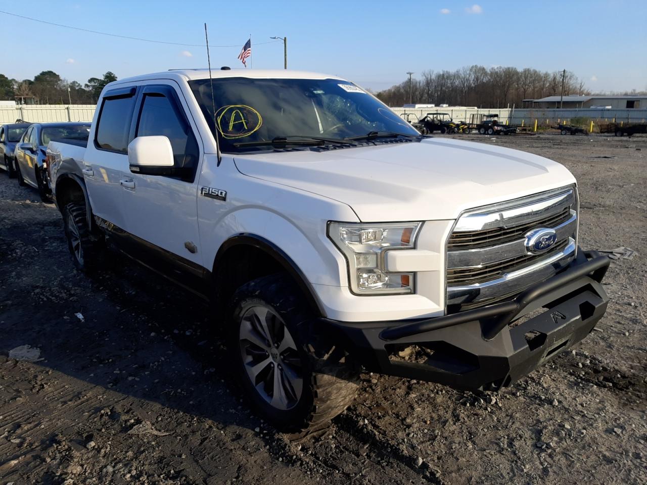 FORD F150 SUPER 2016 with VIN 1FTEW1EF5GFC64944 - Photo from auction