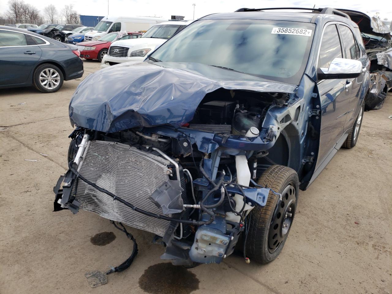 Photo 2 from auction – 2017 CHEVROLET EQUINOX LT with VIN 2GNFLFE38H6108559