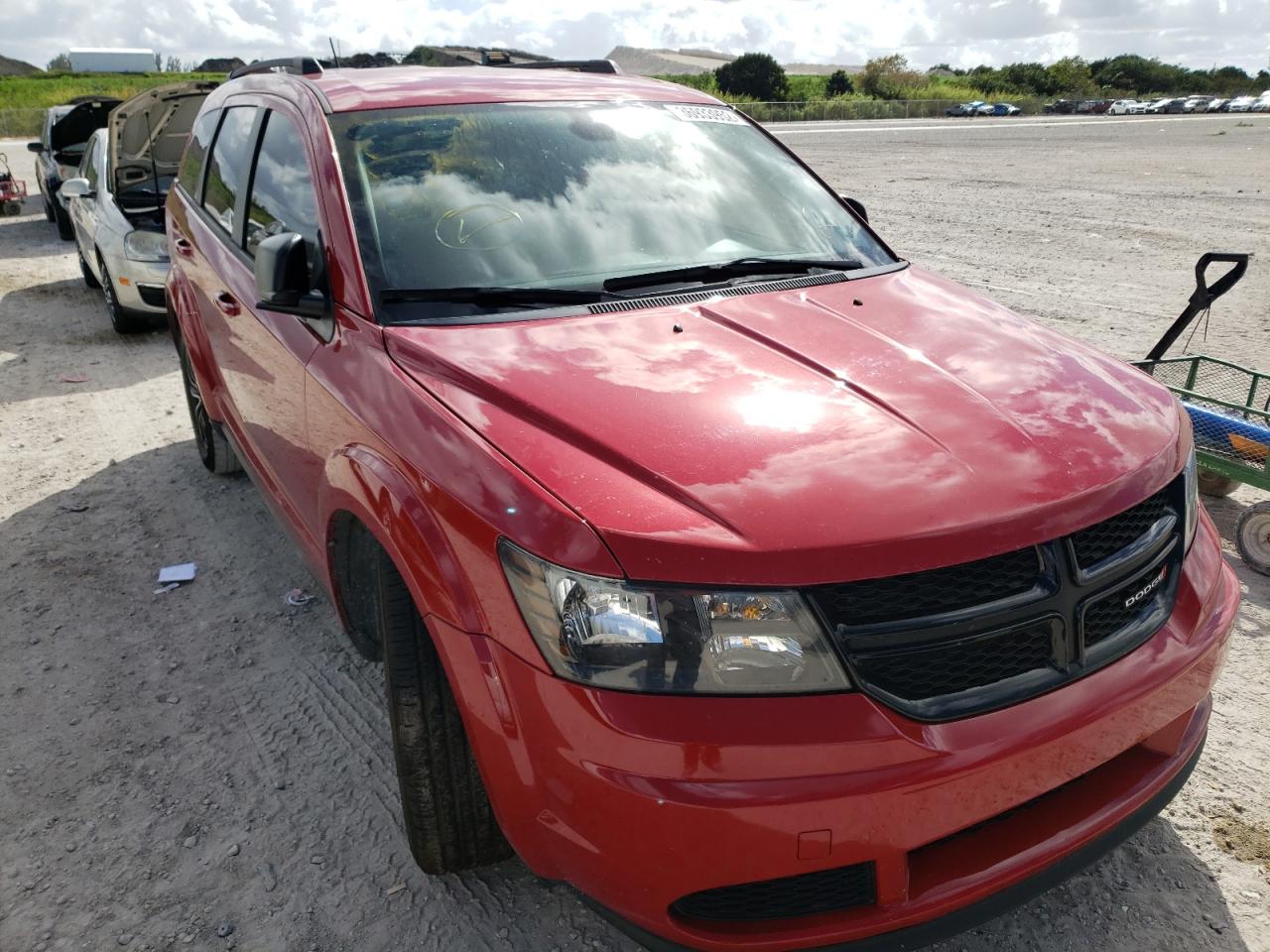 DODGE JOURNEY SE 2018 with VIN 3C4PDCAB3JT382730 - Photo from auction