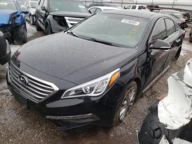Photo 2 from auction – 2015 HYUNDAI SONATA with VIN 5NPE34AF7FH225602