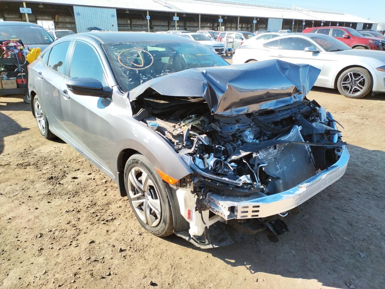 HONDA CIVIC LX 2016 with VIN 19XFC2F50GE037972 - Photo from auction