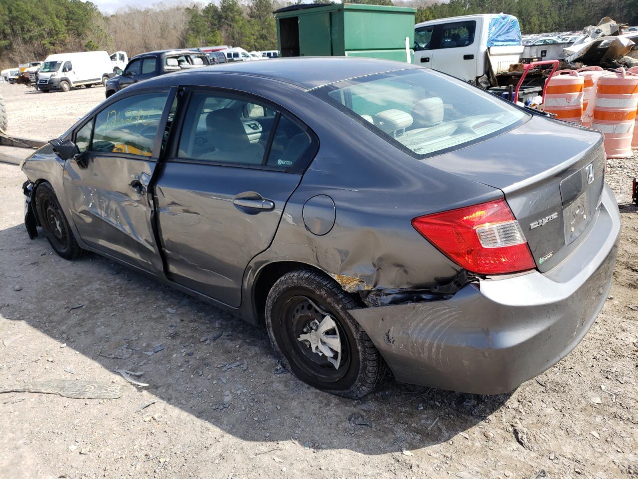 Photo 3 from auction – 2012 HONDA CIVIC LX with VIN 19XFB2F55CE062833