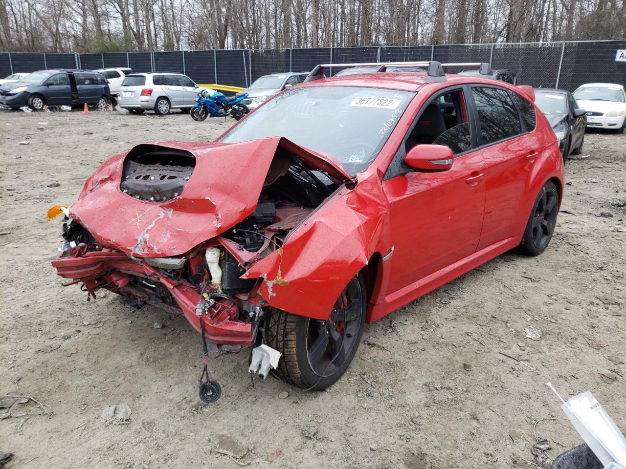 Photo 2 from auction – 2008 SUBARU IMPREZA WR with VIN JF1GR89658L822755