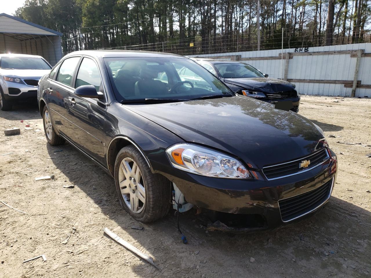 CHEVROLET IMPALA LT 2008 with VIN 2G1WC583689283933 - Photo from auction