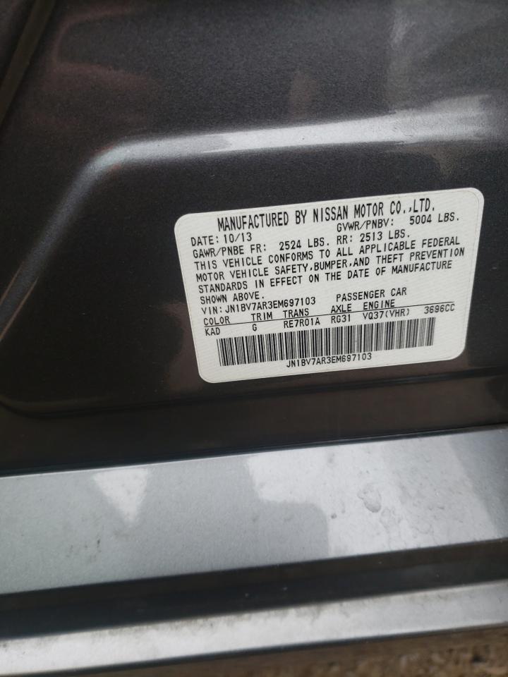 Zdjęcie 10 z aukcji – 2014 INFINITI Q50 BASE z VIN JN1BV7AR3EM697103
