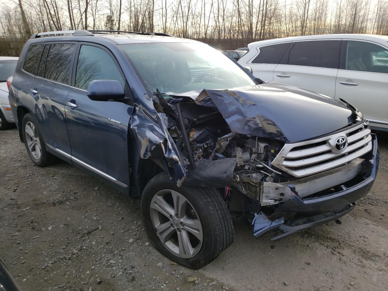 TOYOTA HIGHLANDER 2013 with VIN 5TDDK3EH6DS253404 - Photo from auction