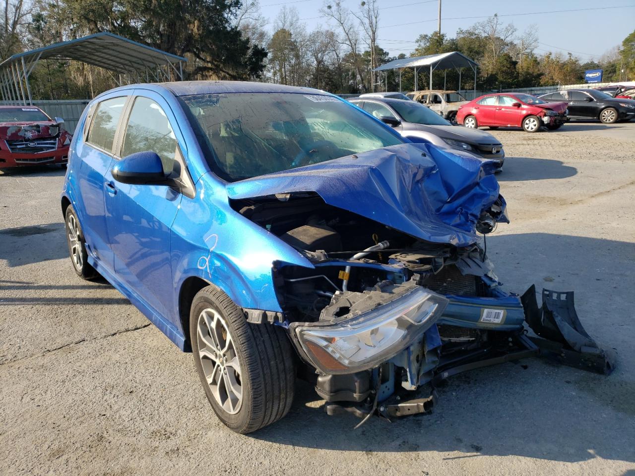 CHEVROLET SONIC LT 2017 z numerem VIN 1G1JD6SH5H4109369 - Zdjęcie z aukcji