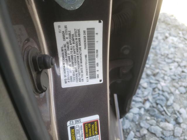 Photo 10 from auction – 2011 HONDA CIVIC LX with VIN 2HGFA1F57BH531986
