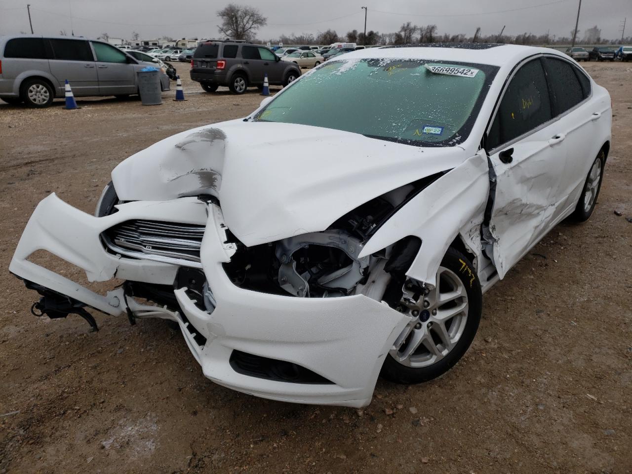 Photo 2 from auction – 2016 FORD FUSION SE with VIN 3FA6P0HD0GR382575