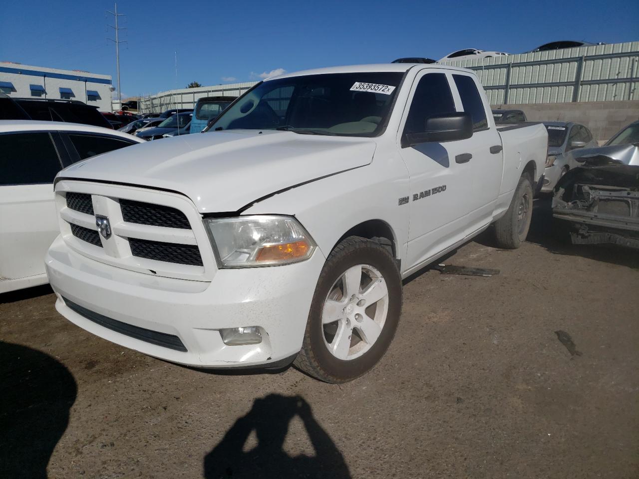 Photo 2 from auction – 2012 DODGE RAM 1500 S with VIN 1C6RD6FT3CS212522