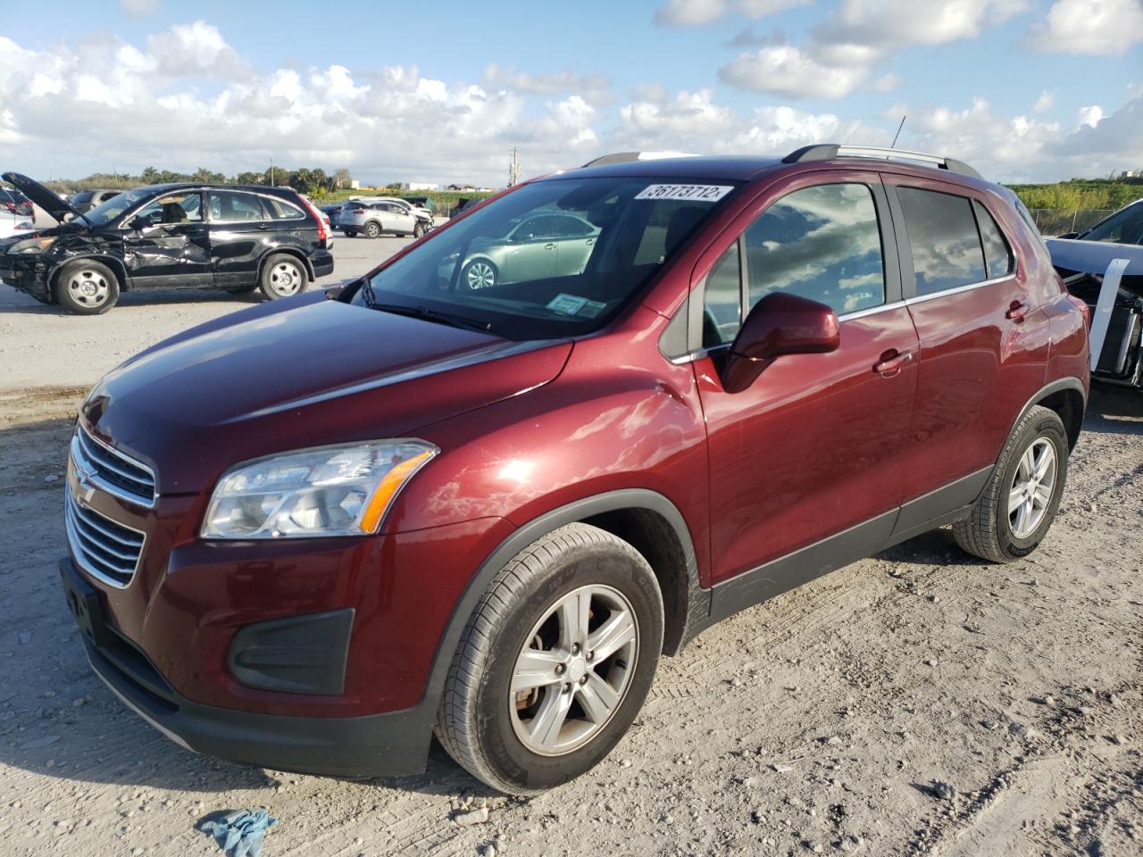 Photo 2 from auction – 2016 CHEVROLET TRAX 1LT with VIN 3GNCJLSB0GL119102