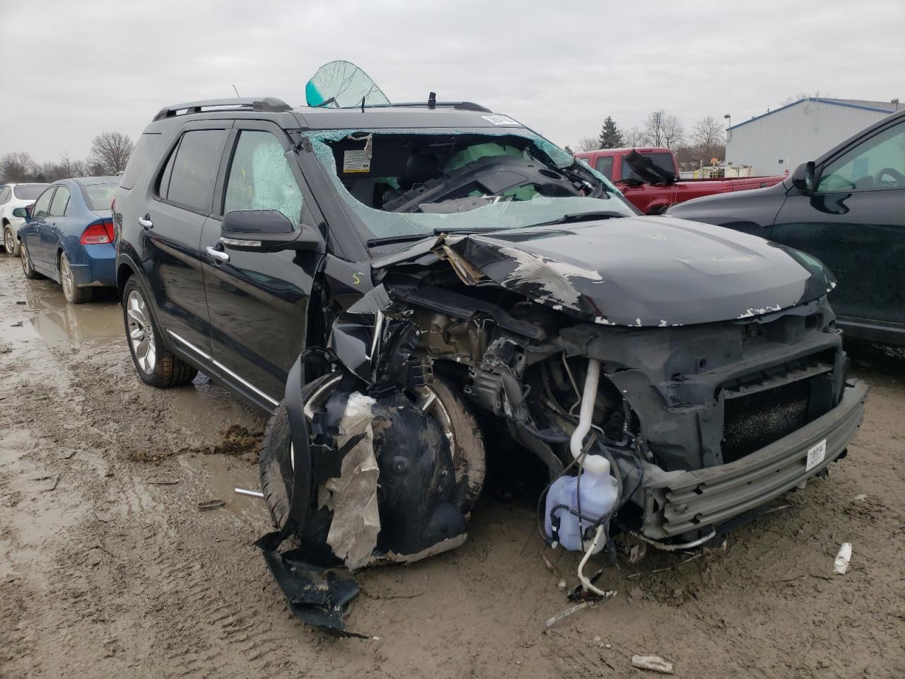 FORD EXPLORER X 2015 with VIN 1FM5K8D8XFGB58162 - Photo from auction