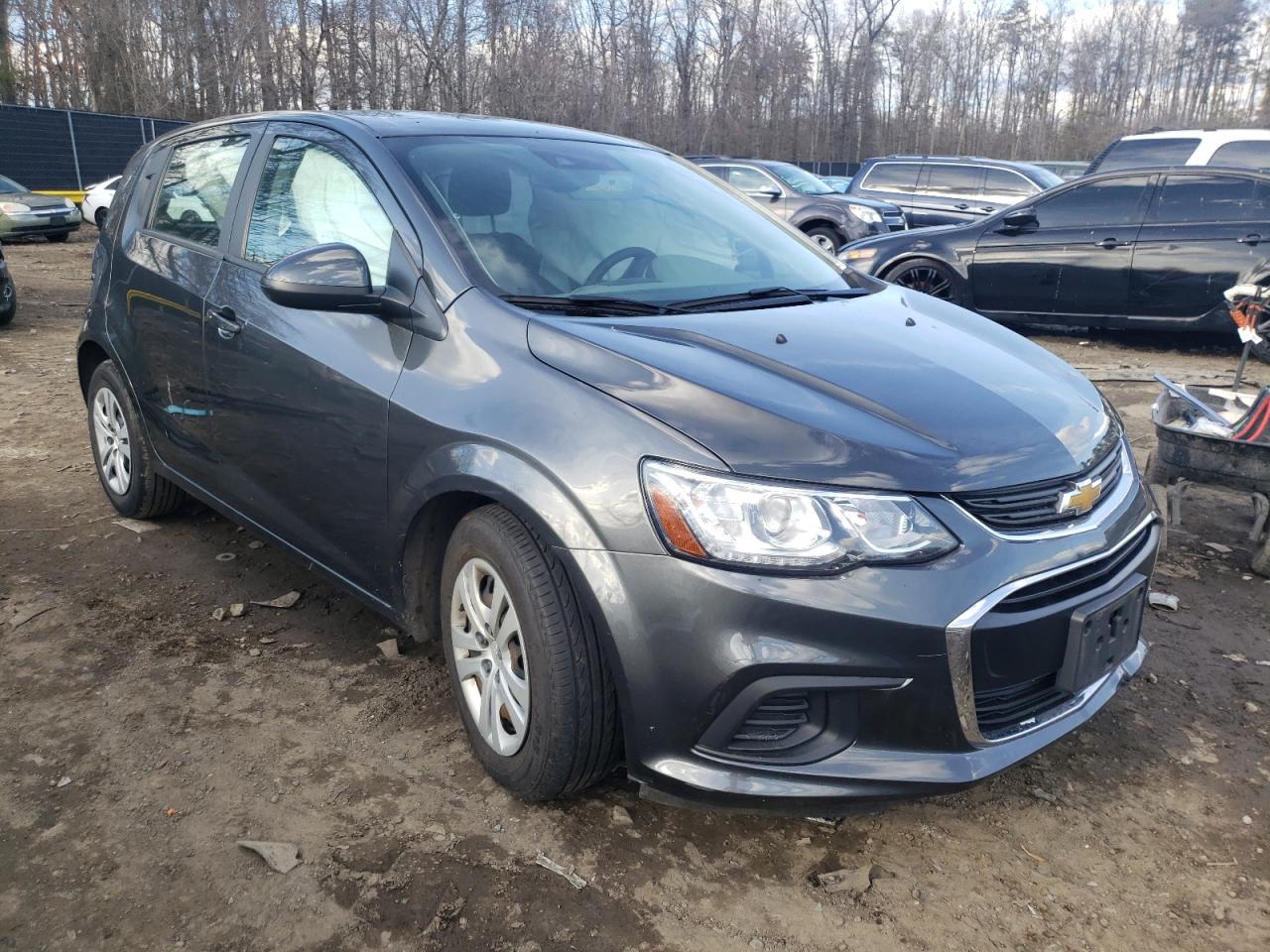 CHEVROLET SONIC 2019 with VIN 1G1JG6SB1K4136319 - Photo from auction