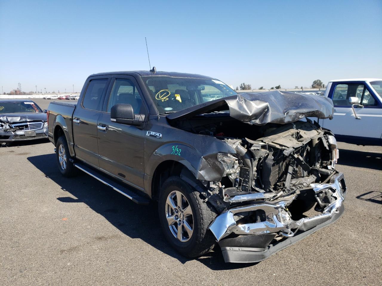 FORD F150 SUPER 2018 with VIN 1FTEW1E54JKD70338 - Photo from auction