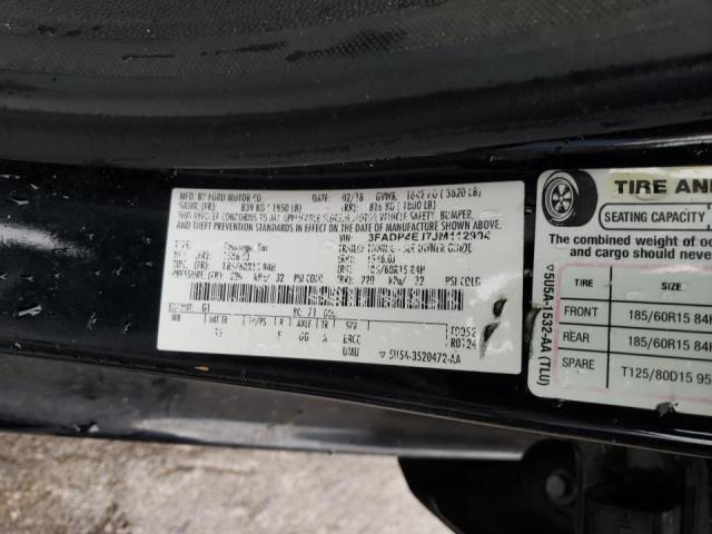 Photo 10 from auction – 2018 FORD FIESTA SE with VIN 3FADP4EJ7JM112904
