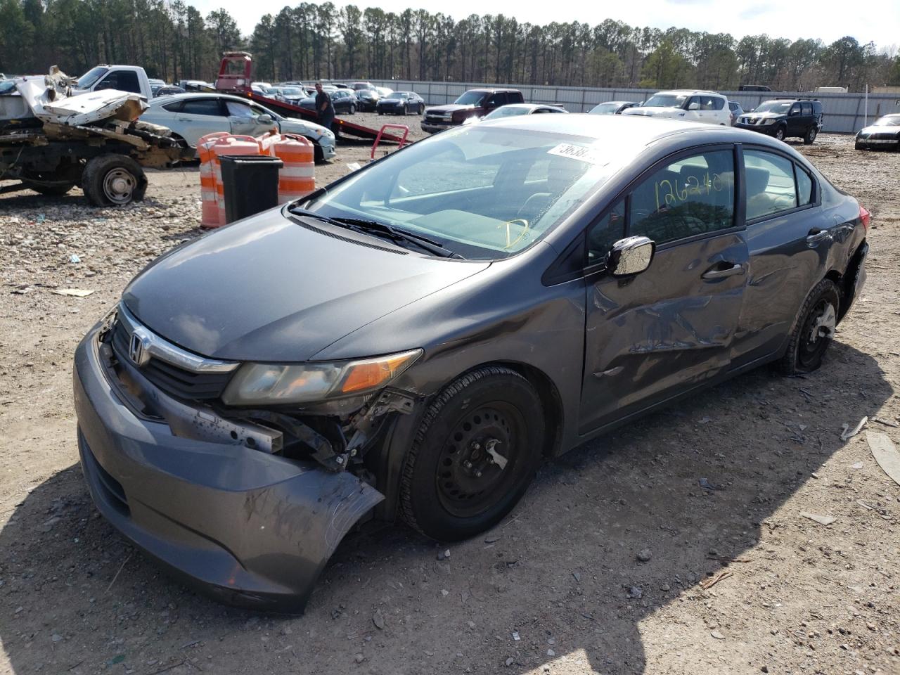 صورة رقم 2 من المزاد - 2012 HONDA CIVIC LX مع VIN 19XFB2F55CE062833