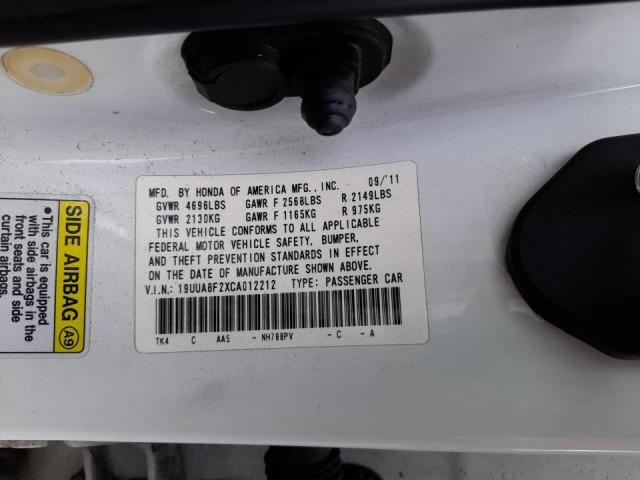 صورة رقم 10 من المزاد - 2012 ACURA TL مع VIN 19UUA8F2XCA012212