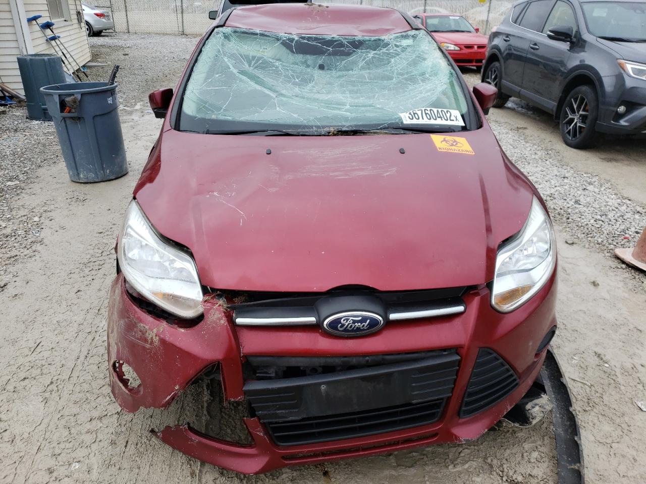 Photo 9 from auction – 2013 FORD FOCUS with VIN 1FADP3F20DL155388