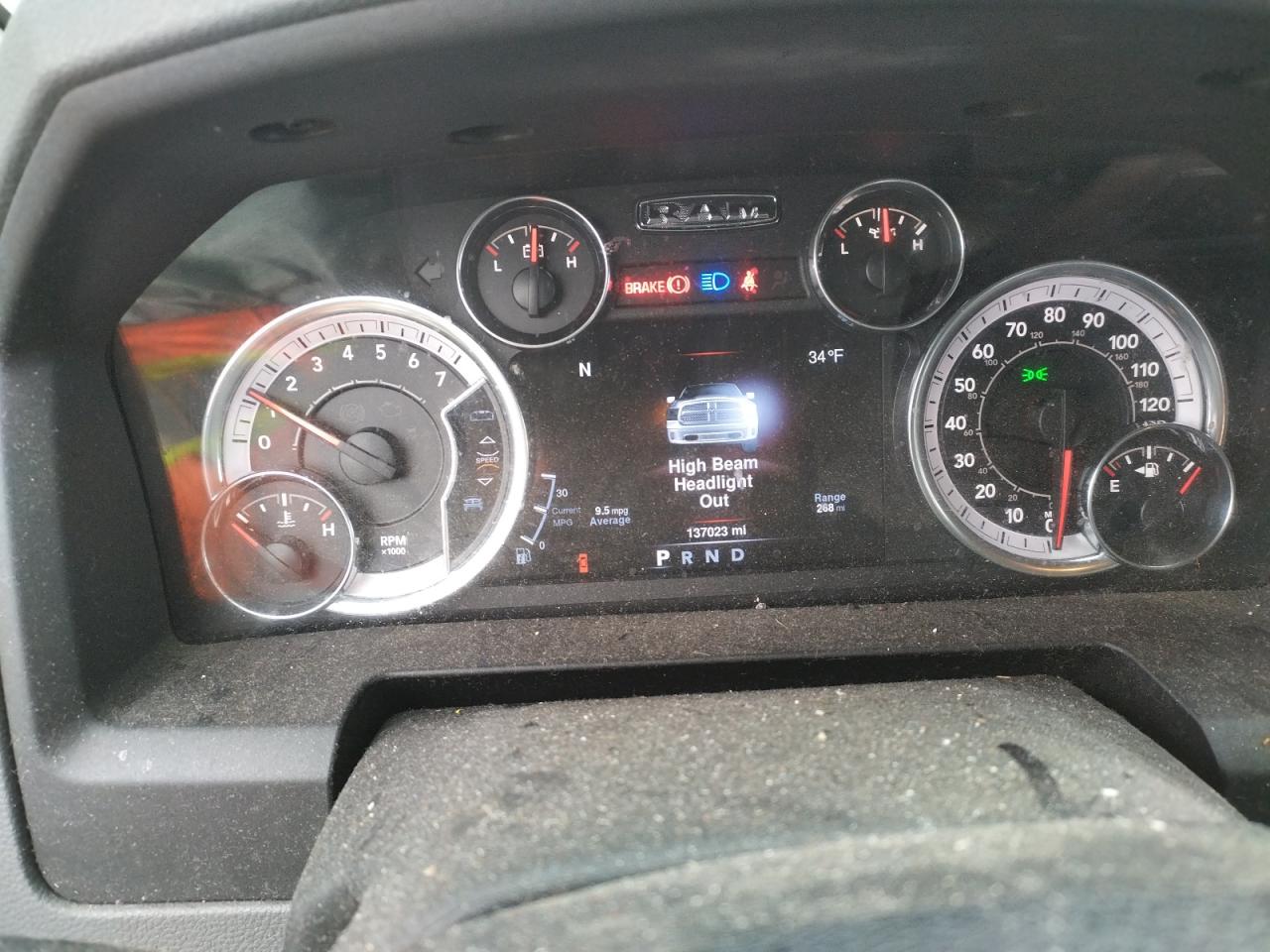 Photo 8 from auction – 2013 RAM 1500 SLT with VIN 1C6RR7GT9DS525243
