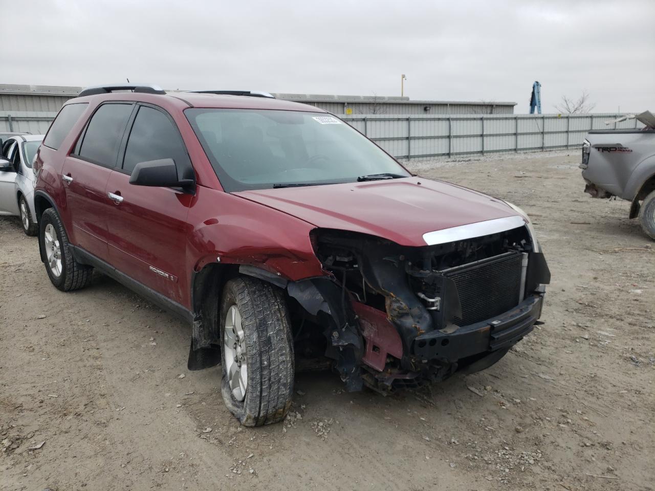 GMC ACADIA SLE 2008 with VIN 1GKER13718J276966 - Photo from auction